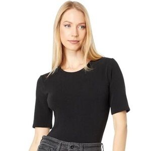 NWT Madewell bodysuit short sleeve t-shirt one piece thong g-string small